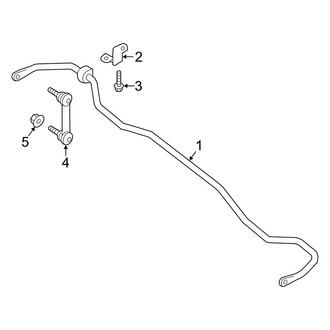 Infiniti OE - Rear Suspension - Stabilizer Bar & Components (Essential / Luxe / Pure FWD)