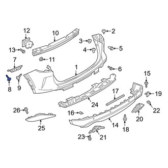 Infiniti OE - Bumper Cover Bolt