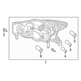 Infiniti OE - Front Lamps - Headlamp Components