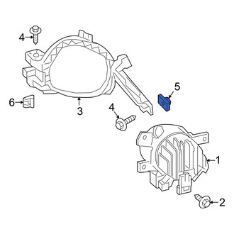 Infiniti OE - Bumper Cover Spacer Panel Nut