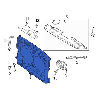 Infiniti OE - Front Radiator Support Panel
