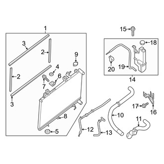 Infiniti OE - Cooling - Radiator & Components