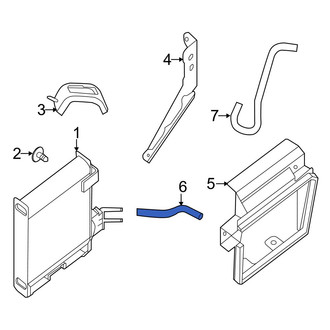 Infiniti OE - Upper Automatic Transmission Oil Cooler Hose