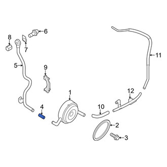 Infiniti OE - Engine Oil Cooler Line