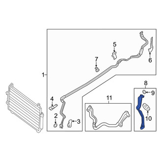 Infiniti OE - A/C Refrigerant Suction Hose