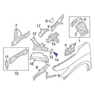 Infiniti OE - Tie Down Hook Bolt