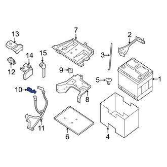 Infiniti OE - Battery Cable Terminal End