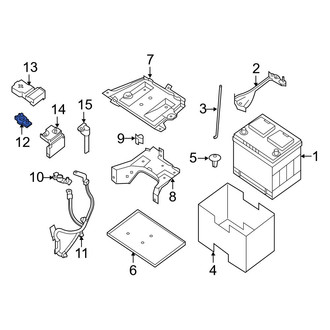 Infiniti OE - Battery Cable Terminal End