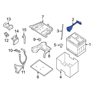Infiniti OE - Battery Hold Down Frame