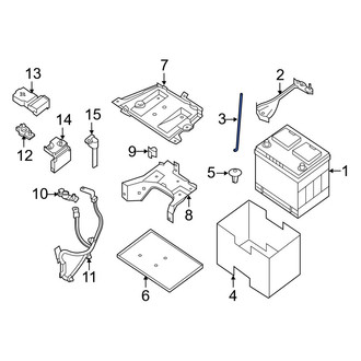 Infiniti OE - Battery Hold Down Stud