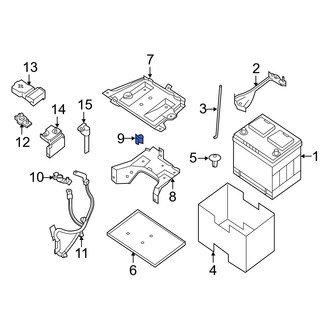 Infiniti OE - Battery Hold Down Clip