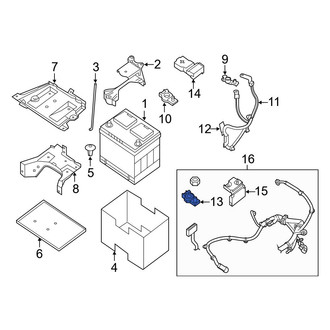 Infiniti OE - Battery Cable Terminal End