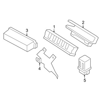 Infiniti OE - Electrical - Fuse & Relay (Engine Compartment, Passenger Side)