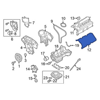 Infiniti OE - Right Engine Valve Cover Gasket