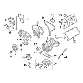 Infiniti OE - Front Engine Crankshaft Seal