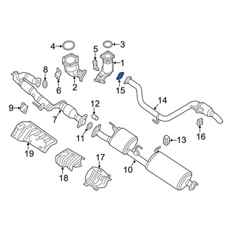 Infiniti OE - Rear Exhaust Pipe Flange Gasket