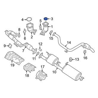 Infiniti OE - Rear Catalytic Converter Gasket
