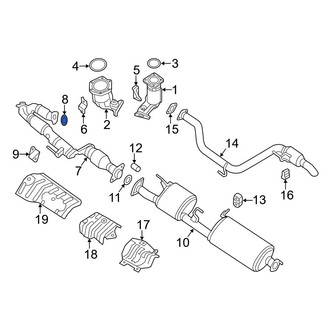 Infiniti OE - Rear Catalytic Converter Gasket