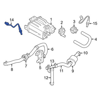 Infiniti OE - Rear Oxygen Sensor