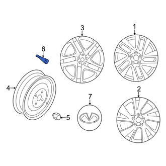 Infiniti OE - Tire Pressure Monitoring System (TPMS) Sensor