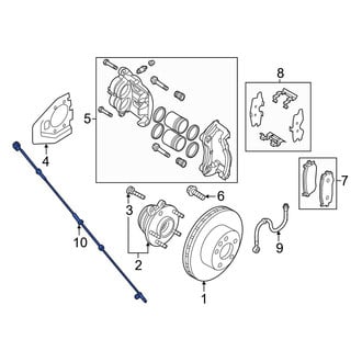 Infiniti OE - Front ABS Wheel Speed Sensor