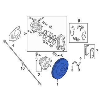 Infiniti OE - Front Disc Brake Rotor