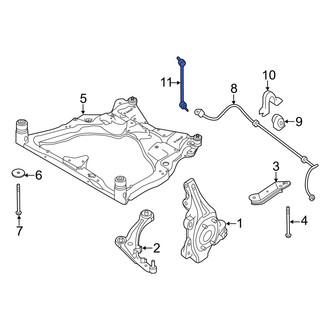 Infiniti OE - Front Left Suspension Stabilizer Bar Link