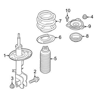 Infiniti OE - Front Suspension - Struts & Components
