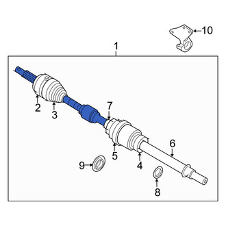 Infiniti OE - Front Left CV Axle Assembly