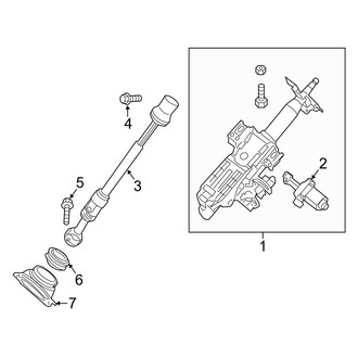 Infiniti OE - Steering Column Assembly