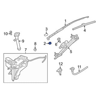 Infiniti OE - Wiper Arm Nut
