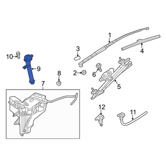Infiniti OE - Front Washer Fluid Reservoir Filler Pipe
