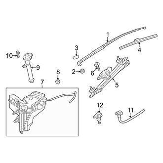 Infiniti OE - Windshield - Wiper & Washer Components