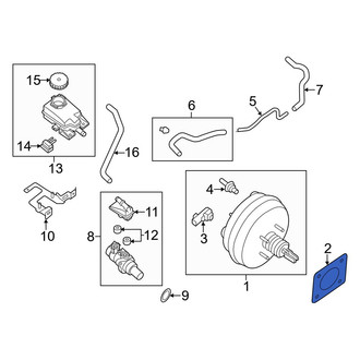 Infiniti OE - Power Brake Booster Gasket