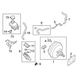 Infiniti OE - Brake Master Cylinder O-Ring