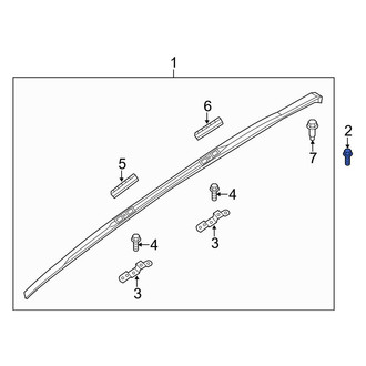 Infiniti OE - Roof Molding Clip