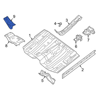 Infiniti OE - Left Floor Pan Reinforcement