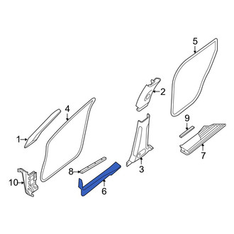 Infiniti OE - Front Left Door Sill Plate