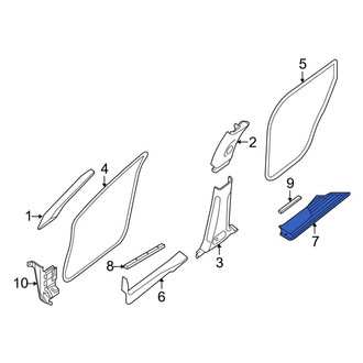 Infiniti OE - Front Left Door Sill Plate
