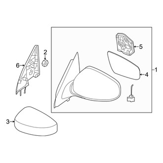 Infiniti OE - Front Door - Outside Mirrors