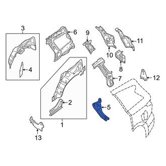 Infiniti OE - Left Wheel Housing Bracket