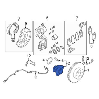 Infiniti OE - Rear Wheel Bearing and Hub Assembly