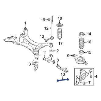 Infiniti OE - Rear Suspension Trailing Arm