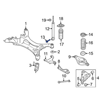 Infiniti OE - Suspension Shock Absorber Bolt