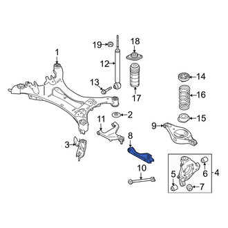Infiniti OE - Rear Right Lower Forward Suspension Control Arm