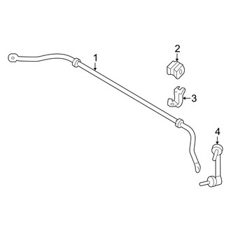 Infiniti OE - Rear Suspension - Stabilizer Bar & Components (FWD)