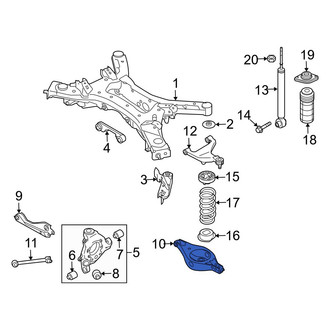 Infiniti OE - Rear Left Suspension Track Bar