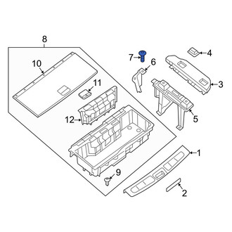 Infiniti OE - Package Tray Trim Clip