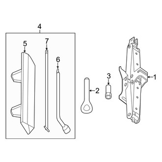 Infiniti OE - Rear Left Tow Hook