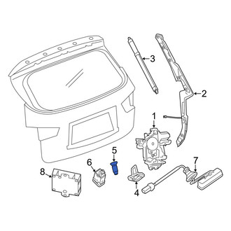 Infiniti OE - Liftgate Lock Striker Plate Bolt